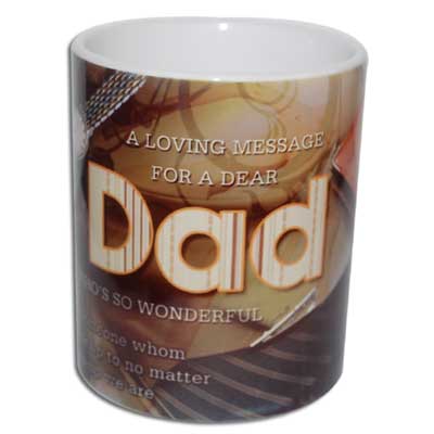 "Mug with Message (Father) - code M04 - Click here to View more details about this Product